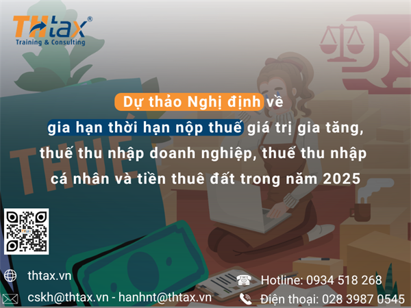 A draft Decree on the extension of the deadlines for tax payments and land rental fees for 2025 has been issued.